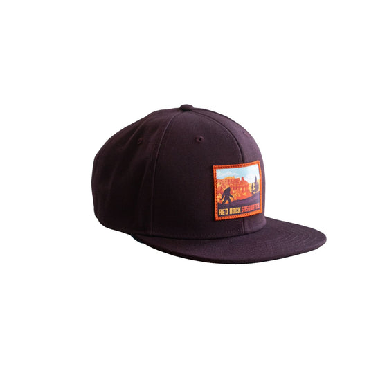 Bryce Canyon Flat Brim/Snap back - Dark Wine (Outdoor Cap)