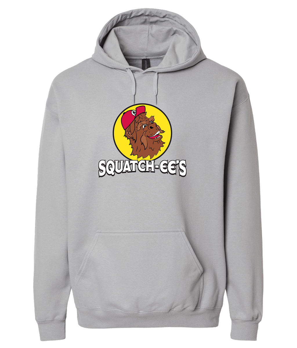  Cement Squatch-ee's hoodie. Subtle style, Sasquatch love.