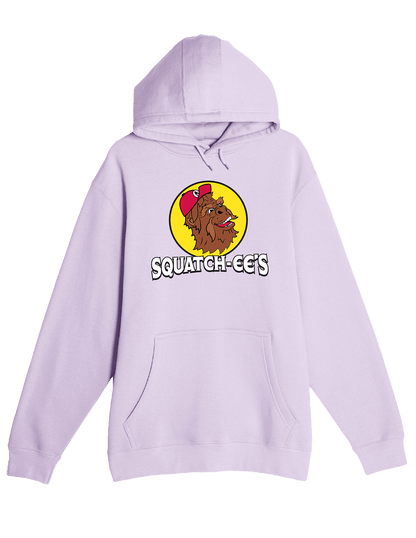 Lilac Squatch-ee's hoodie. A fun and unique design.
